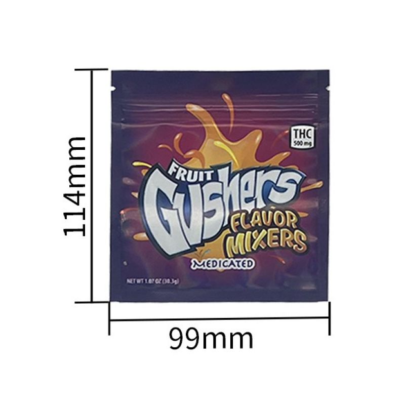 Fruit Gushers 500mg Candy Mylar Bags